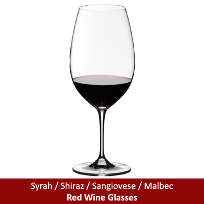 Syrah / Shiraz / Sangiovese / Malbec Red Wine Glasses